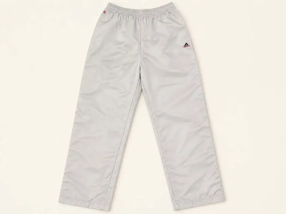 Adidas Basketball Crown Snap Away Track Pants L Y2K Blokecore Gray